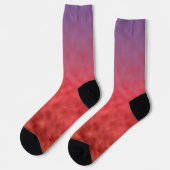 Crimson Haze in Dusk Socken (Linkes Detail)