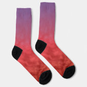 Crimson Haze in Dusk Socken (Rechts)