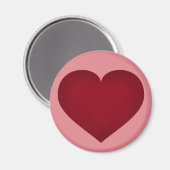 Crimson Heart Magnet (Vorderseite/Rückseite)