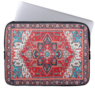 Crimson Heirloom: marokkanisches Erbe Rug Art Laptopschutzhülle