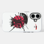 Crimson Honor: Samurai-Krieger Case-Mate iPhone Hülle (Rückseite (Horizontal))