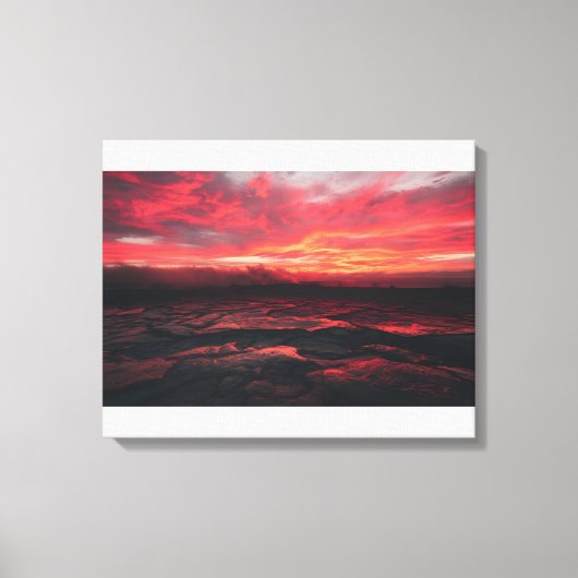 Crimson Horizon Leinwanddruck (Vorderseite)