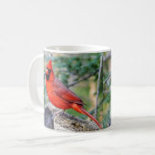 Crimson Kardinal Woods Kaffeetasse (Vorderseite Links)