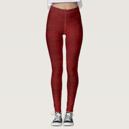 Crimson-Leinwand Leggings