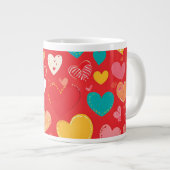 Crimson-Liebe | Jumbo-Tasse (Vorderseite Rechts)