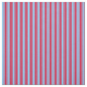 Crimson & Light Sky Blue Lined Muster Stoff (Muster)