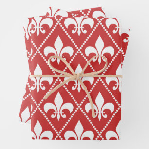 Crimson Lilie Geschenkpapier Set