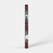 Crimson Lotus Elegance Muster - Der weiße Lotus Samsung Galaxy Hülle (Rechte Seite)