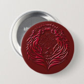 Crimson-Löwenknopf Button (Vorne & Hinten)