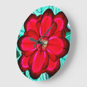 Crimson Majesty  Große Wanduhr (Winkel)