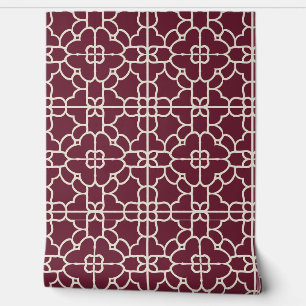 Crimson Majesty Petite Burgundy & Cream Tapete