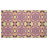 Crimson , Mandala , Mandala , Limon , Stoff (Fat Quarter (45,7 x 55,9 cm))