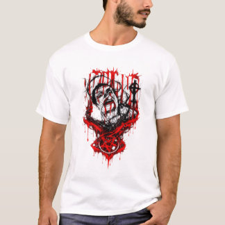 Crimson Martyr – Gothic Horror Metal Design T-Shirt