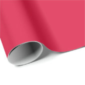 Crimson Matte Wrapping Paper Geschenkpapier (Rolleneckpunkt)
