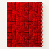Crimson Maze Spiral Notebook Notizblock (Rückseite)