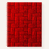 Crimson Maze Spiral Notebook Notizblock (Vorderseite)
