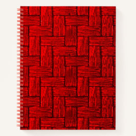 Crimson Maze Spiral Notebook Notizblock