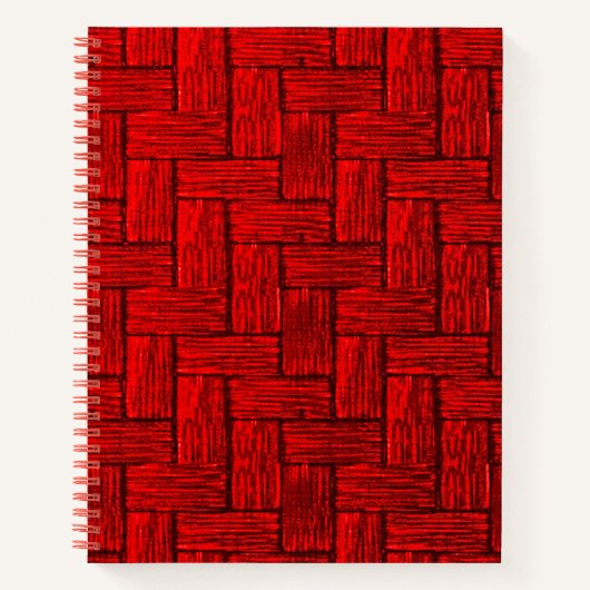 Crimson Maze Spiral Notebook Notizblock (Vorderseite)