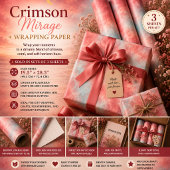Crimson Mirage Geschenkpapier Set