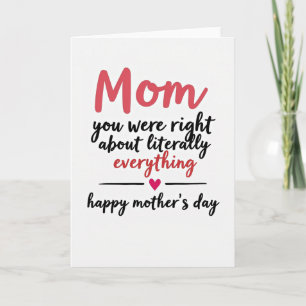 Crimson Mom Alles Karte