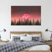 Crimson Moon Escape Leinwanddruck (Insitu (Schlafzimmer))