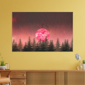Crimson Moon Escape Leinwanddruck (Insitu (Wohnzimmer))