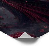 Crimson Moon Queen Gothic Fantasy Poster (Ecke)