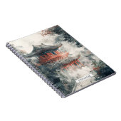 Crimson Mountain Pagode Tuschwaschung (1) Notizblock (Rechte Seite)