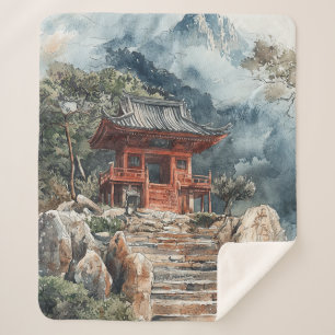 Crimson Mountain Pagode Tuschwaschung (2) Sherpadecke