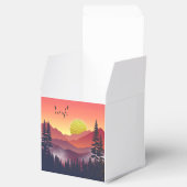 Crimson Mountains Landschaft Geschenkschachtel (Geöffnet)