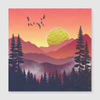 Crimson Mountains Landschaft