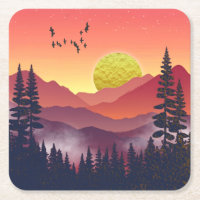Crimson Mountains Landschaft