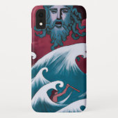 Crimson Neptune Ölgemälde Case-Mate iPhone Hülle (Rückseite)
