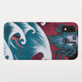 Crimson Neptune Ölgemälde Case-Mate iPhone Hülle (Rückseite (Horizontal))