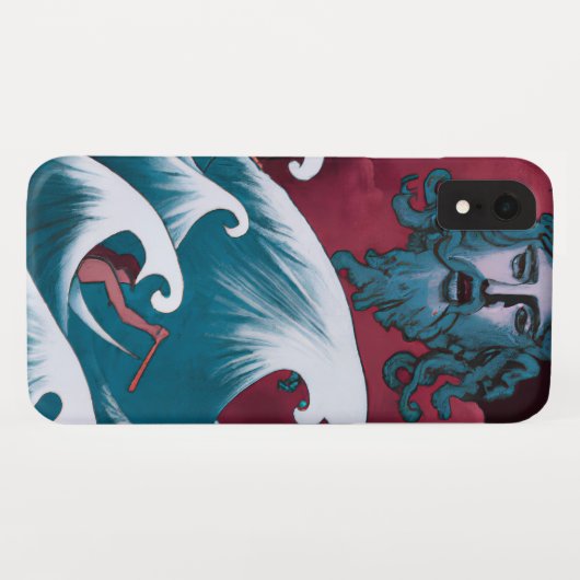 Crimson Neptune Ölgemälde Case-Mate iPhone Hülle (Rückseite (Horizontal))