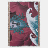 Crimson Neptune Ölgemälde Decke (Vorderseite Vertikal)