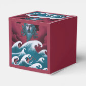 Crimson Neptune Ölgemälde Geschenkschachtel (Rückseite)