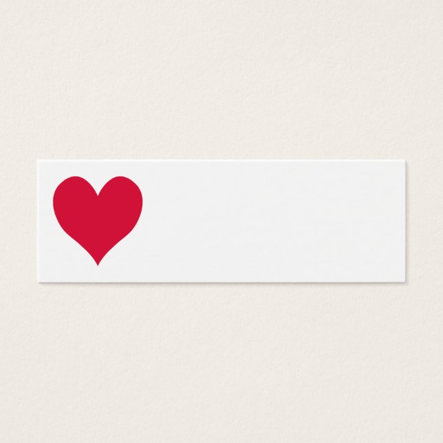 Crimson Niedlich Heart (Vorderseite)