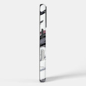 Crimson Ninja Phone Case (Rückseite / Rechts)