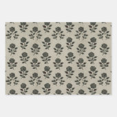 Crimson Nocturne Bloom Viktorianisch Geschenkpapier Set (Vorderseite 2)