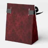 Crimson Nocturne Bloom Viktorianisch Geschenkschachtel (Rückseite)