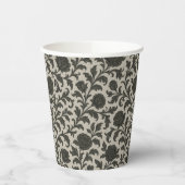 Crimson Nocturne Bloom Viktorianisch Pappbecher (Links)