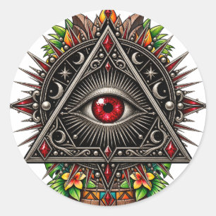 Crimson Obsidian Eye Aufkleber
