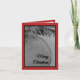 Crimson Ornament Christmas – Elegant Holiday Card Feiertagskarte