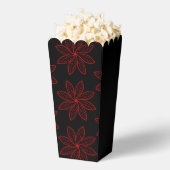 Crimson Pattern auf schwarz Geschenkschachtel (Geplatzt)