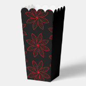 Crimson Pattern auf schwarz Geschenkschachtel (Vorderseite)