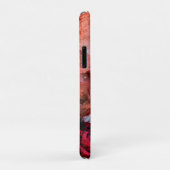 Crimson-Pinselstrich Case-Mate iPhone Hülle (Hinten/Rechts)