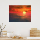 Crimson Poster (Küche)