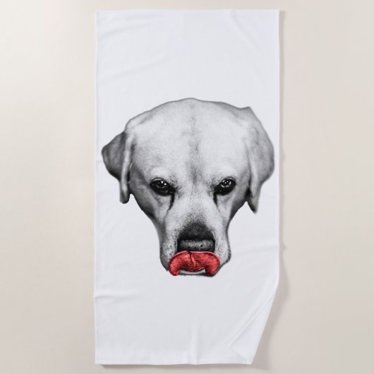 Crimson Presence Strandtuch (Vorderseite)