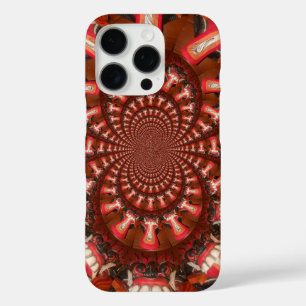 Crimson Pulse   Kaleidoskop Zunge Abstrakte Kunst iPhone 16 Pro Hülle